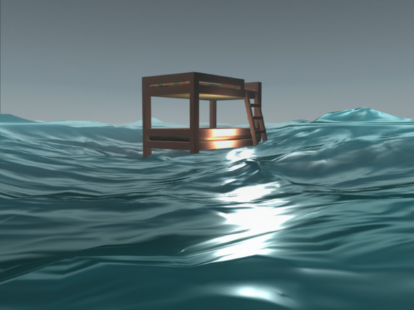 bunk bed bunkbed 3d model - Bunkbed by elijah3d